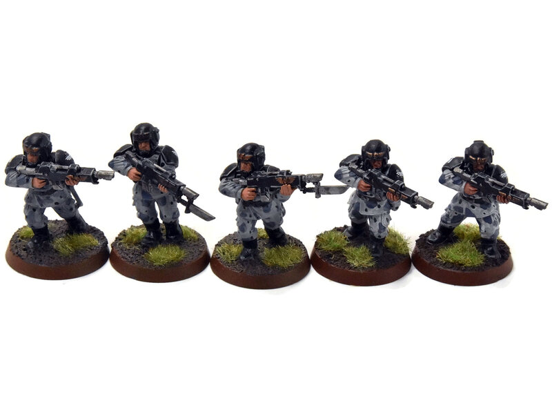 Games Workshop ASTRA MILITARIUM 10 Cadian Shock Troops #15 WELL-PAINTED Warhammer 40K