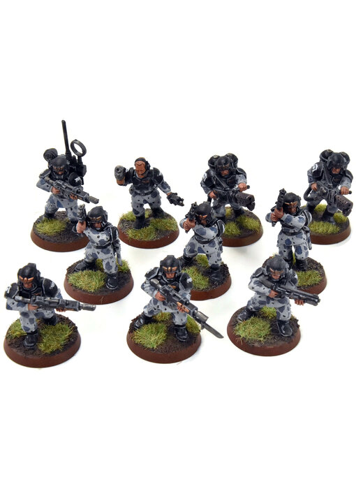 ASTRA MILITARIUM 10 Cadian Shock Troops #22 WELL-PAINTED Warhammer 40K