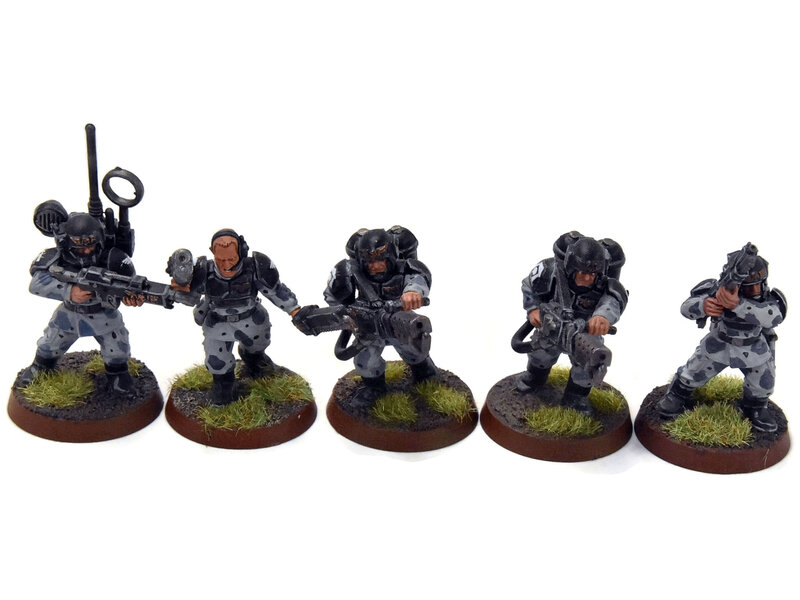 Games Workshop ASTRA MILITARIUM 10 Cadian Shock Troops #22 WELL-PAINTED Warhammer 40K