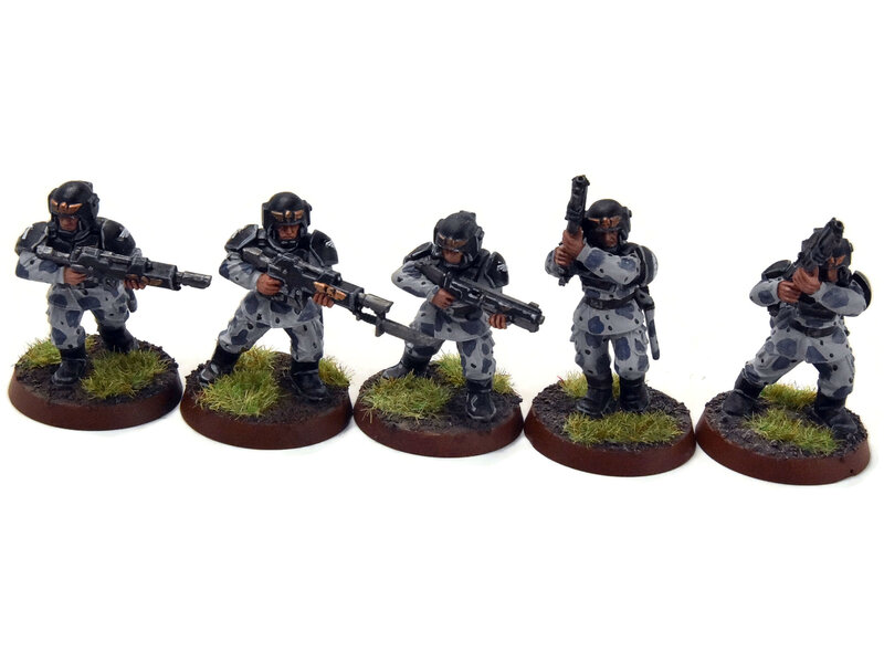 Games Workshop ASTRA MILITARIUM 10 Cadian Shock Troops #22 WELL-PAINTED Warhammer 40K