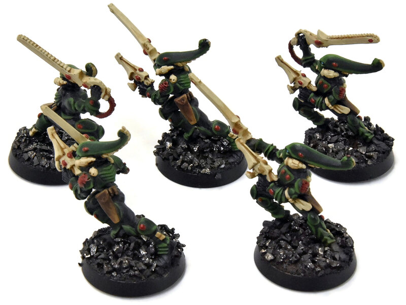 Games Workshop AELDARI 5 Striking Scorpions #1 METAL PRO PAINTED Warhammer 40K
