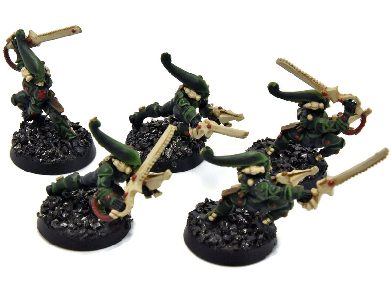 Games Workshop AELDARI 5 Striking Scorpions #1 METAL PRO PAINTED Warhammer 40K