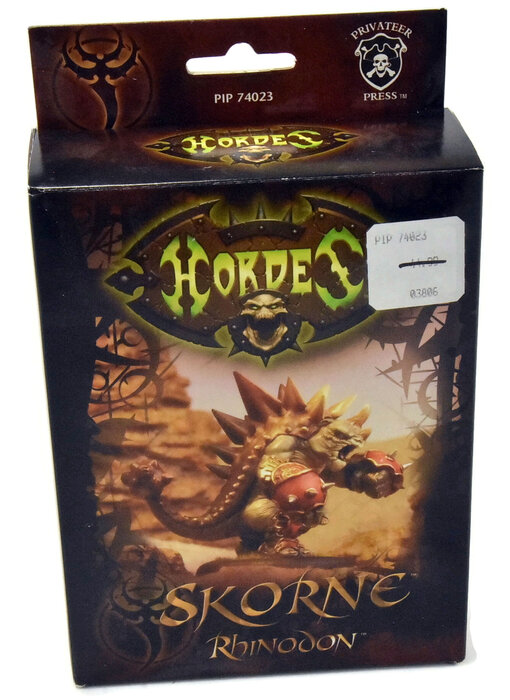 HORDES Skorne Rhinodon CIB #1 METAL