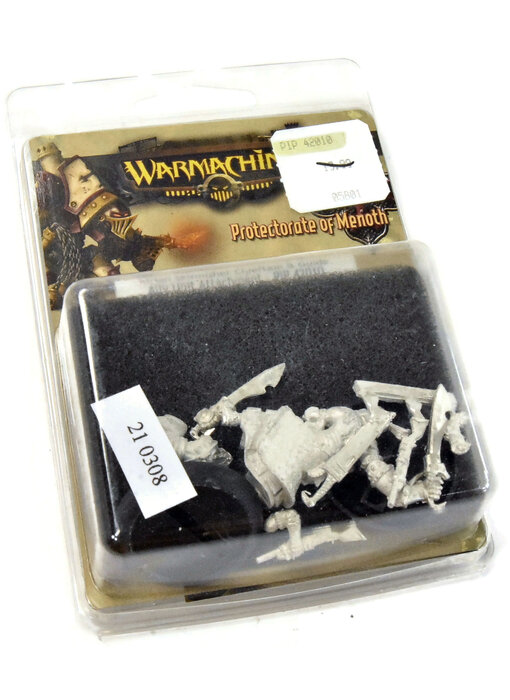 WARMACHINE Protectorate Of Menoth Idrian Skirmisher Chieftain & Guide #1 METAL