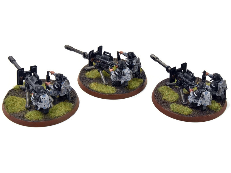 Games Workshop ASTRA MILITARIUM 3 Heavy Weapon Squad #5 WELL-PAINTED Warhammer 40K