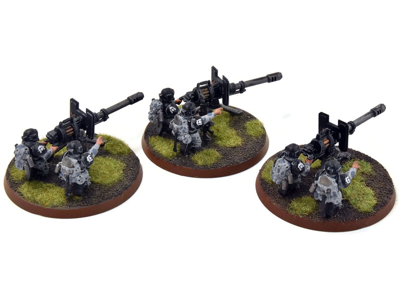 Games Workshop ASTRA MILITARIUM 3 Heavy Weapon Squad #5 WELL-PAINTED Warhammer 40K