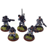 Games Workshop ASTRA MILITARIUM 5 Cadian Command Squad #2 WELL-PAINTED Warhammer 40K