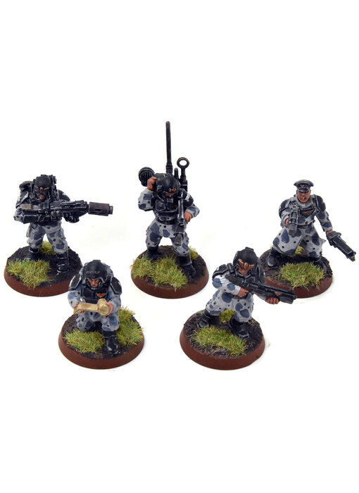 ASTRA MILITARIUM 5 Cadian Command Squad #2 WELL-PAINTED Warhammer 40K
