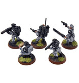 Games Workshop ASTRA MILITARIUM 5 Cadian Command Squad #2 WELL-PAINTED Warhammer 40K
