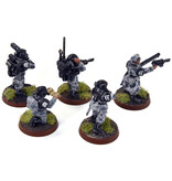 Games Workshop ASTRA MILITARIUM 5 Cadian Command Squad #2 WELL-PAINTED Warhammer 40K