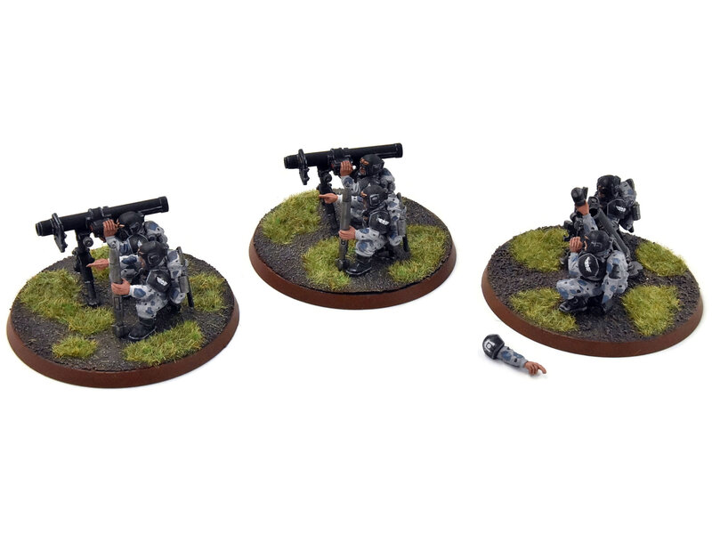 Games Workshop ASTRA MILITARIUM 3 Heavy Weapon Squad #8 WELL-PAINTED Warhammer 40K