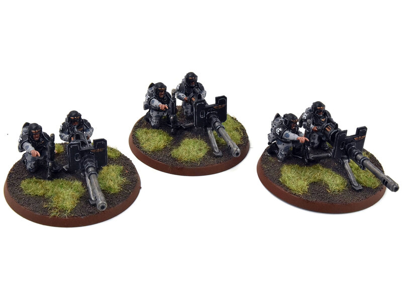 Games Workshop ASTRA MILITARIUM 3 Heavy Weapon Squad #2 WELL-PAINTED Warhammer 40K