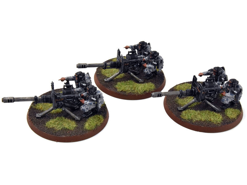 Games Workshop ASTRA MILITARIUM 3 Heavy Weapon Squad #2 WELL-PAINTED Warhammer 40K