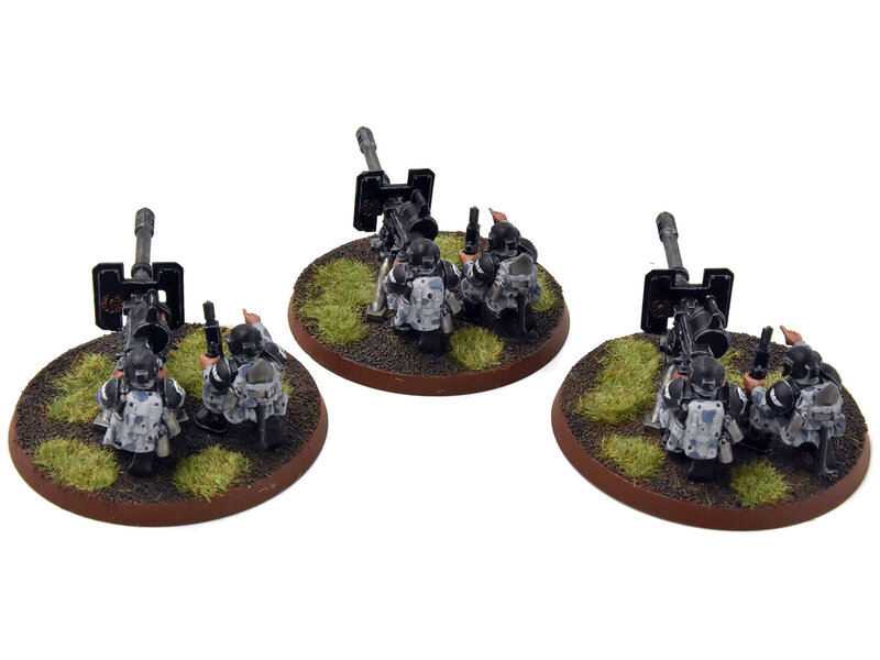 Games Workshop ASTRA MILITARIUM 3 Heavy Weapon Squad #2 WELL-PAINTED Warhammer 40K