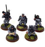 Games Workshop ASTRA MILITARIUM 5 Cadian Command Squad #1 WELL-PAINTED Warhammer 40K