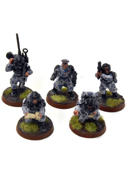 ASTRA MILITARIUM 5 Cadian Command Squad #1 WELL-PAINTED Warhammer 40K