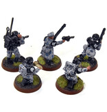 Games Workshop ASTRA MILITARIUM 5 Cadian Command Squad #1 WELL-PAINTED Warhammer 40K