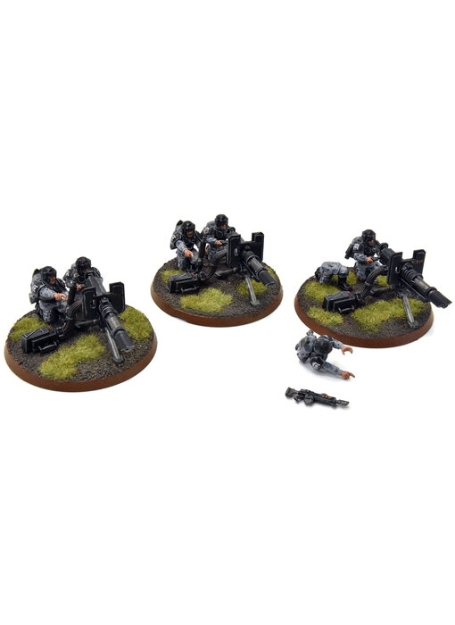 ASTRA MILITARIUM 3 Heavy Weapon Squad #1 WELL-PAINTED Warhammer 40K