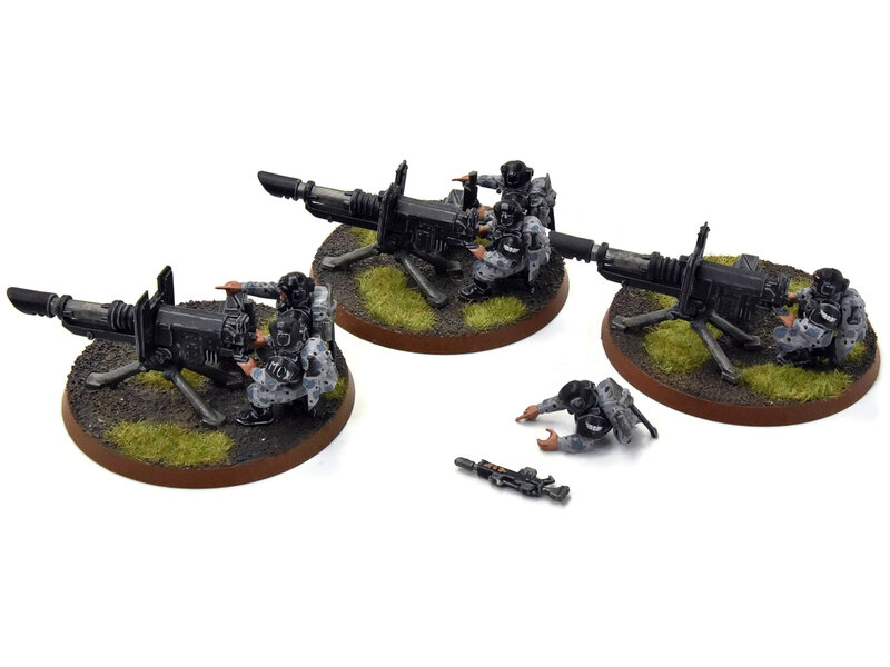 Games Workshop ASTRA MILITARIUM 3 Heavy Weapon Squad #1 WELL-PAINTED Warhammer 40K