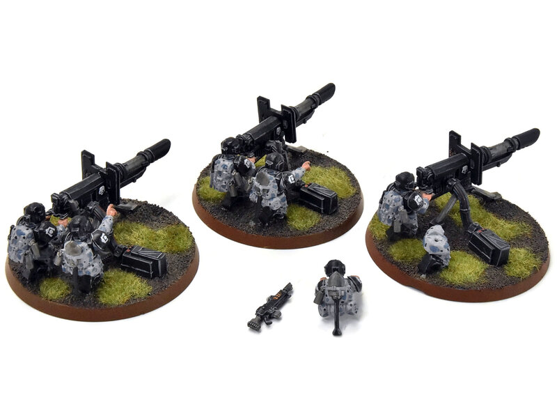 Games Workshop ASTRA MILITARIUM 3 Heavy Weapon Squad #1 WELL-PAINTED Warhammer 40K