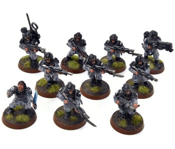 ASTRA MILITARIUM 10 Cadian Shock Troop #18 WELL-PAINTED Warhammer 40K