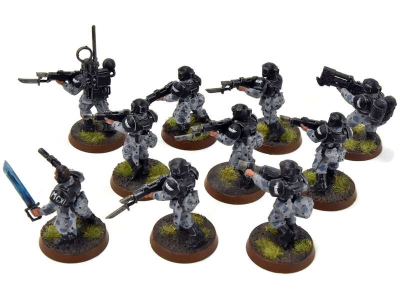 Games Workshop ASTRA MILITARIUM 10 Cadian Shock Troop #18 WELL-PAINTED Warhammer 40K