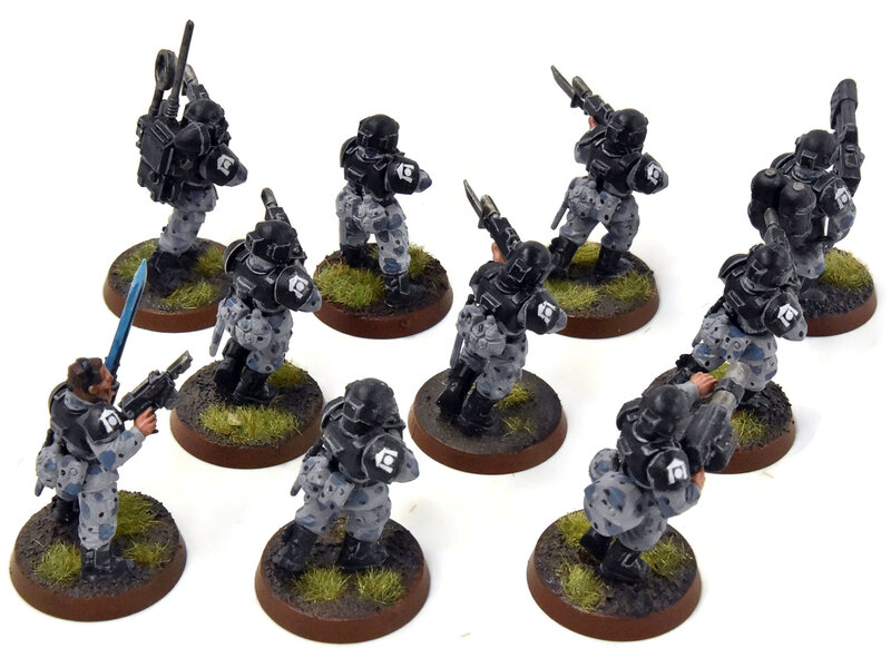 Games Workshop ASTRA MILITARIUM 10 Cadian Shock Troop #18 WELL-PAINTED Warhammer 40K