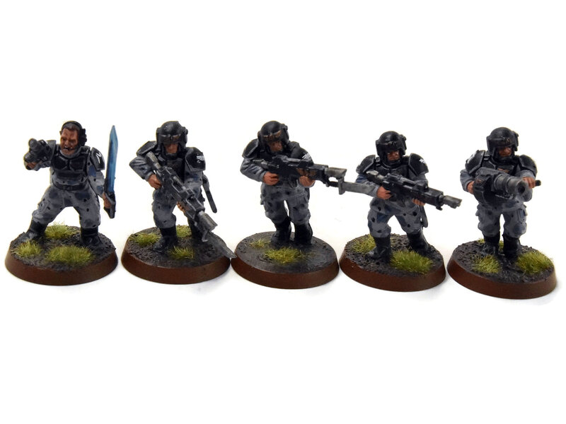 Games Workshop ASTRA MILITARIUM 10 Cadian Shock Troop #18 WELL-PAINTED Warhammer 40K