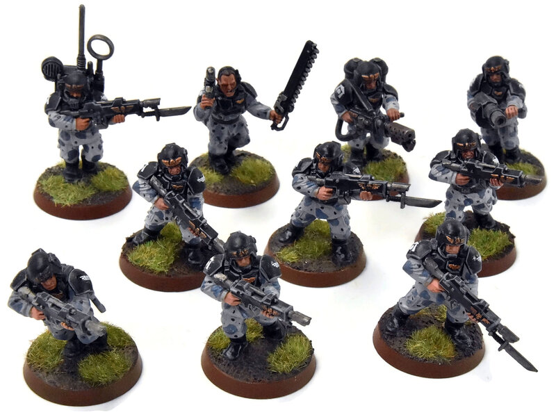 Games Workshop ASTRA MILITARIUM 10 Cadian Shock Troop #13 WELL-PAINTED Warhammer 40K