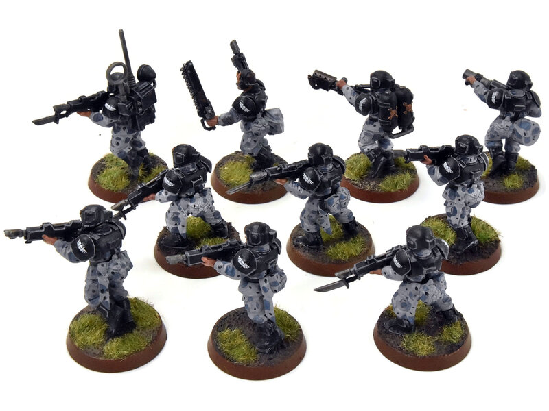 Games Workshop ASTRA MILITARIUM 10 Cadian Shock Troop #13 WELL-PAINTED Warhammer 40K