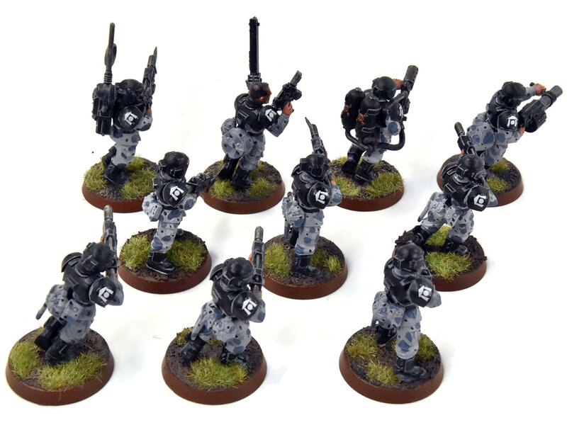 Games Workshop ASTRA MILITARIUM 10 Cadian Shock Troop #13 WELL-PAINTED Warhammer 40K