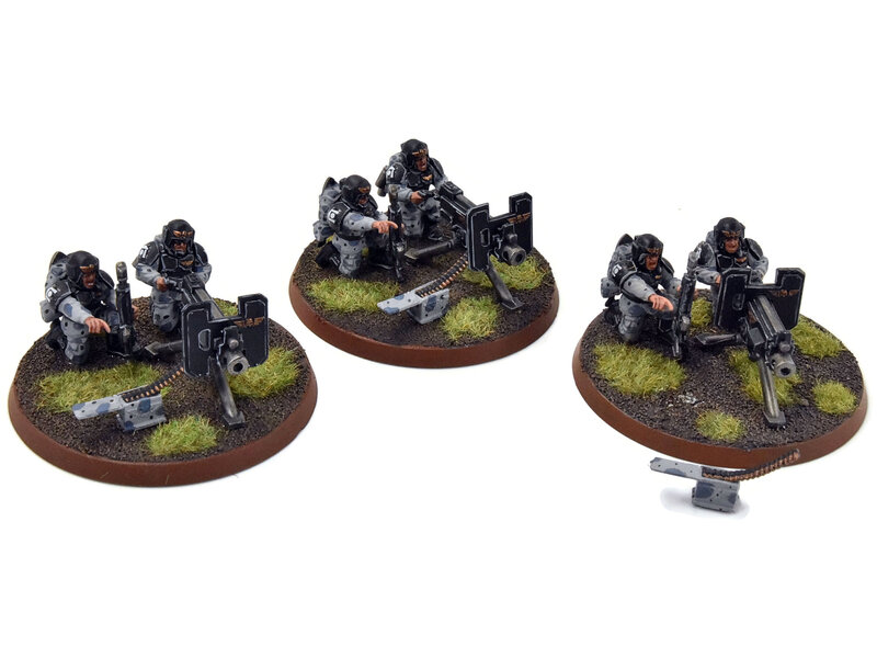 Games Workshop ASTRA MILITARIUM 3 Heavy Weapon Squad #6 WELL-PAINTED Warhammer 40K