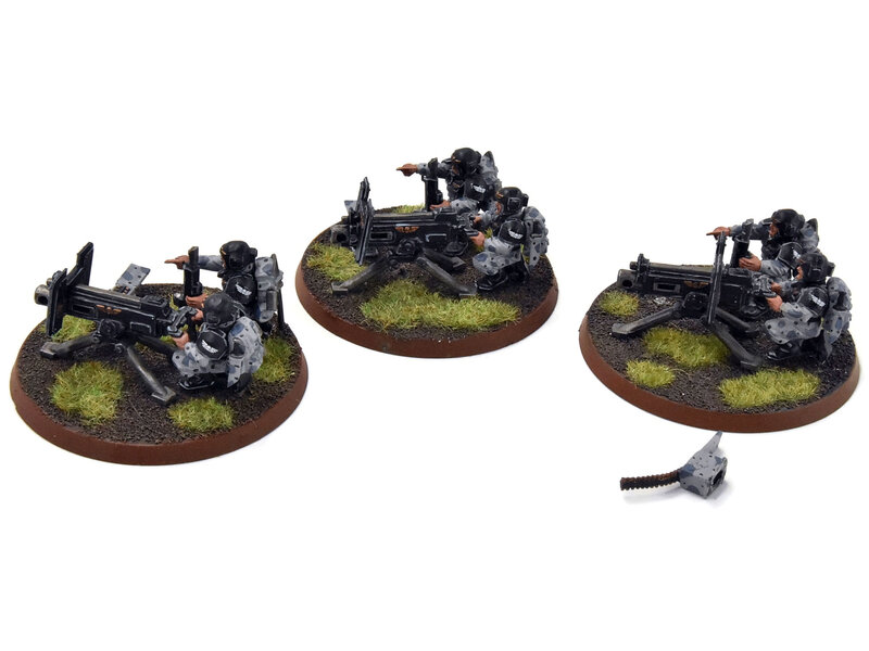 Games Workshop ASTRA MILITARIUM 3 Heavy Weapon Squad #6 WELL-PAINTED Warhammer 40K