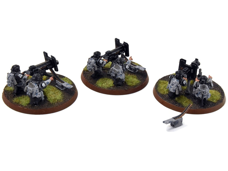 Games Workshop ASTRA MILITARIUM 3 Heavy Weapon Squad #6 WELL-PAINTED Warhammer 40K