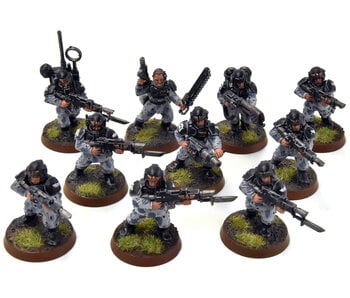 ASTRA MILITARIUM 10 Cadian Shock Troop #8 WELL-PAINTED Warhammer 40K