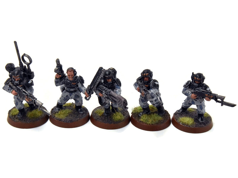 Games Workshop ASTRA MILITARIUM 10 Cadian Shock Troop #8 WELL-PAINTED Warhammer 40K