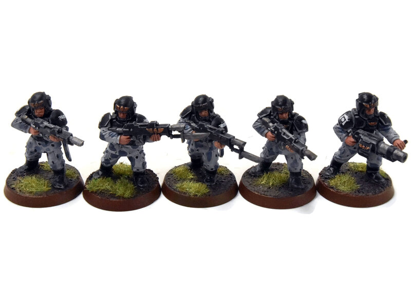 Games Workshop ASTRA MILITARIUM 10 Cadian Shock Troop #8 WELL-PAINTED Warhammer 40K