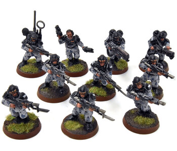 ASTRA MILITARIUM 10 Cadian Shock Troop #16 WELL-PAINTED Warhammer 40K