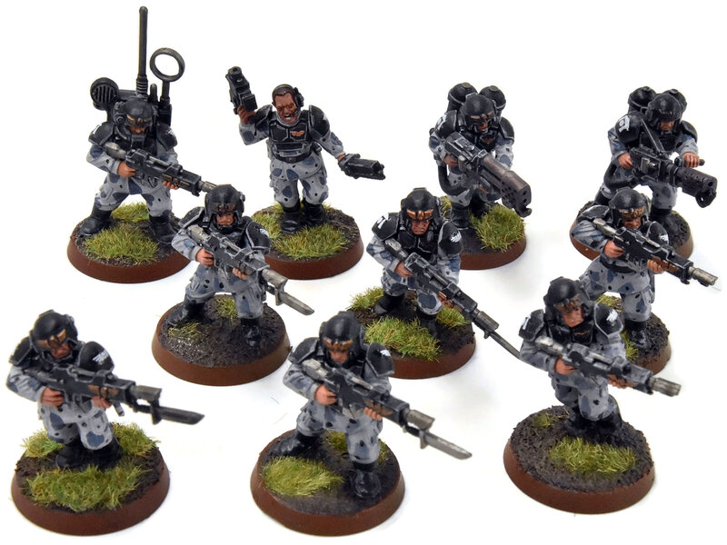 Games Workshop ASTRA MILITARIUM 10 Cadian Shock Troop #16 WELL-PAINTED Warhammer 40K