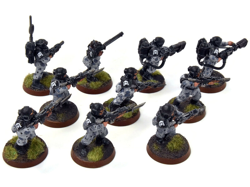 Games Workshop ASTRA MILITARIUM 10 Cadian Shock Troop #16 WELL-PAINTED Warhammer 40K