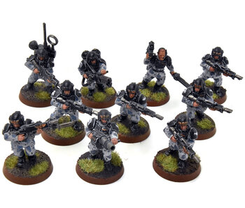 ASTRA MILITARIUM 10 Cadian Shock Troop #12 WELL-PAINTED Warhammer 40K