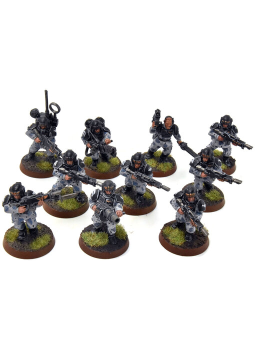 ASTRA MILITARIUM 10 Cadian Shock Troop #12 WELL-PAINTED Warhammer 40K