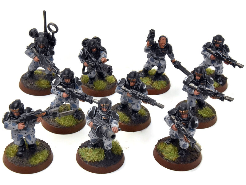 Games Workshop ASTRA MILITARIUM 10 Cadian Shock Troop #12 WELL-PAINTED Warhammer 40K