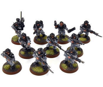 ASTRA MILITARIUM 10 Cadian Shock Troop #11 WELL-PAINTED Warhammer 40K