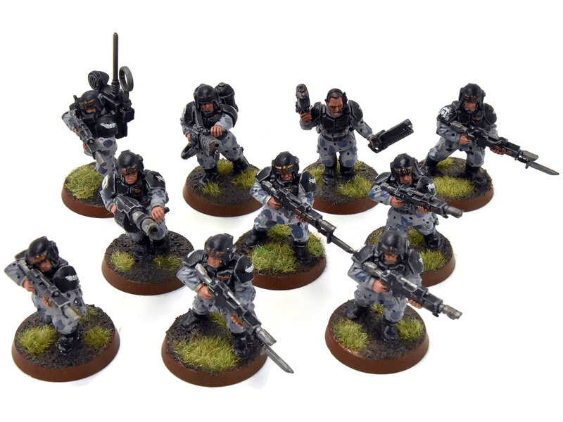 Games Workshop ASTRA MILITARIUM 10 Cadian Shock Troop #11 WELL-PAINTED Warhammer 40K