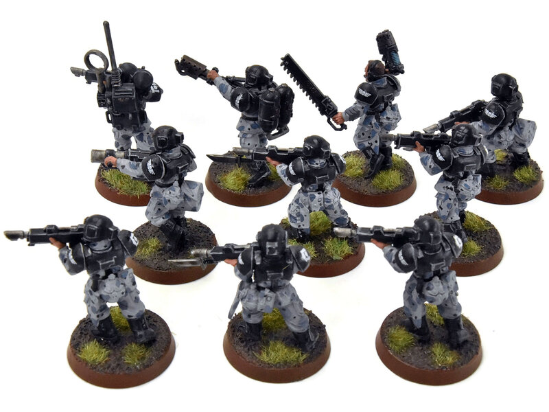 Games Workshop ASTRA MILITARIUM 10 Cadian Shock Troop #11 WELL-PAINTED Warhammer 40K