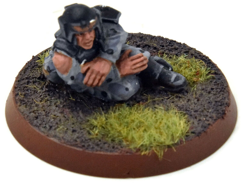 Games Workshop ASTRA MILITARIUM Cadian Casualty Injured #3 METAL WELL-PAINTED Warhammer 40K