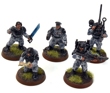 ASTRA MILITARIUM 5 Cadian Command Squads #4 WELL-PAINTED Warhammer 40K