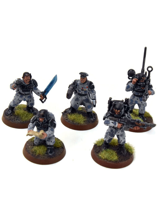 ASTRA MILITARIUM 5 Cadian Command Squads #4 WELL-PAINTED Warhammer 40K