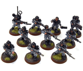 ASTRA MILITARIUM 10 Cadian Shock Troops #20 WELL-PAINTED Warhammer 40K